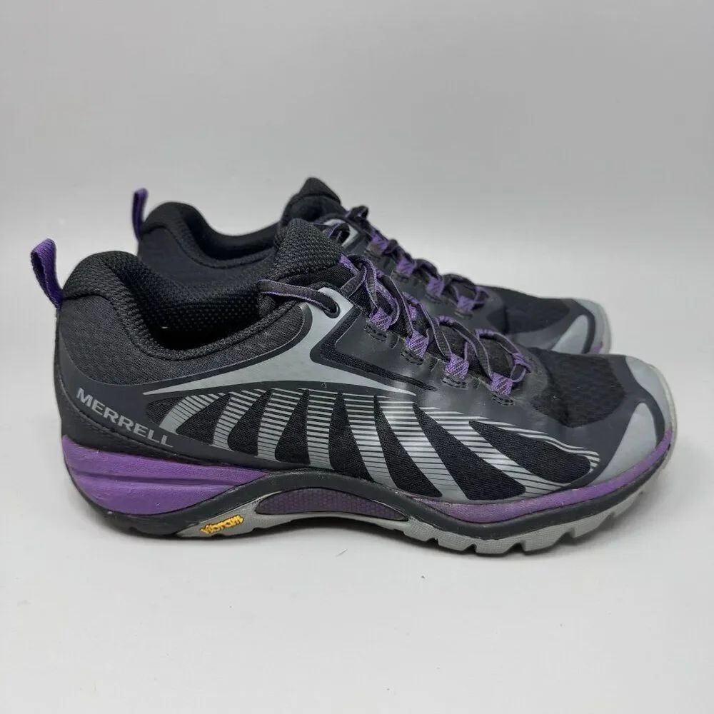 Merrell Womens Siren Edge 3 J034438 Black Running Shoes Sneakers Size 9.5
